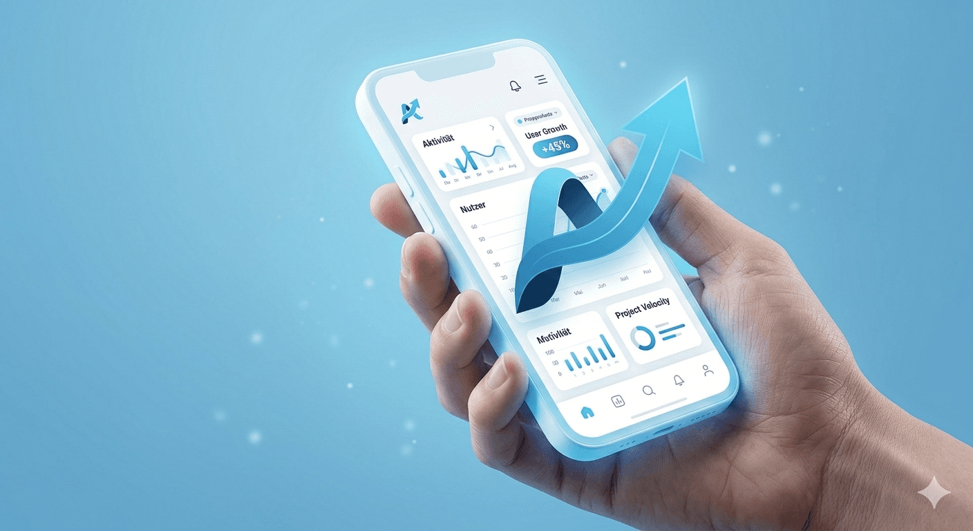 AppInnovator Dashboard auf dem Smartphone
