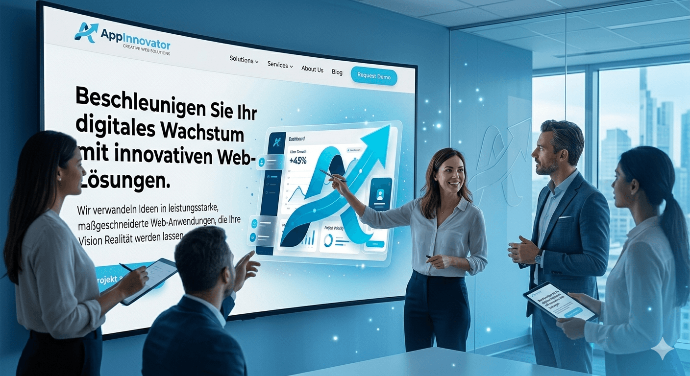 Das AppInnovator-Team bei der Arbeit